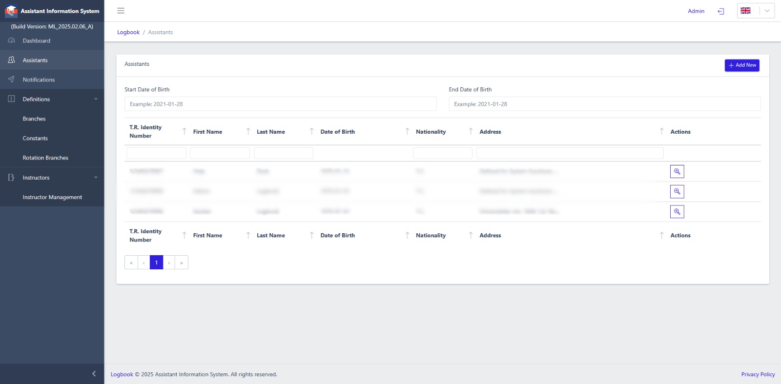 Logbook